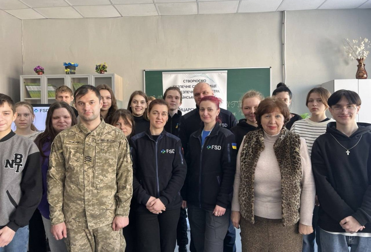 Зустріч студентів ІІ курсу з представниками Швейцарського фонду FSD